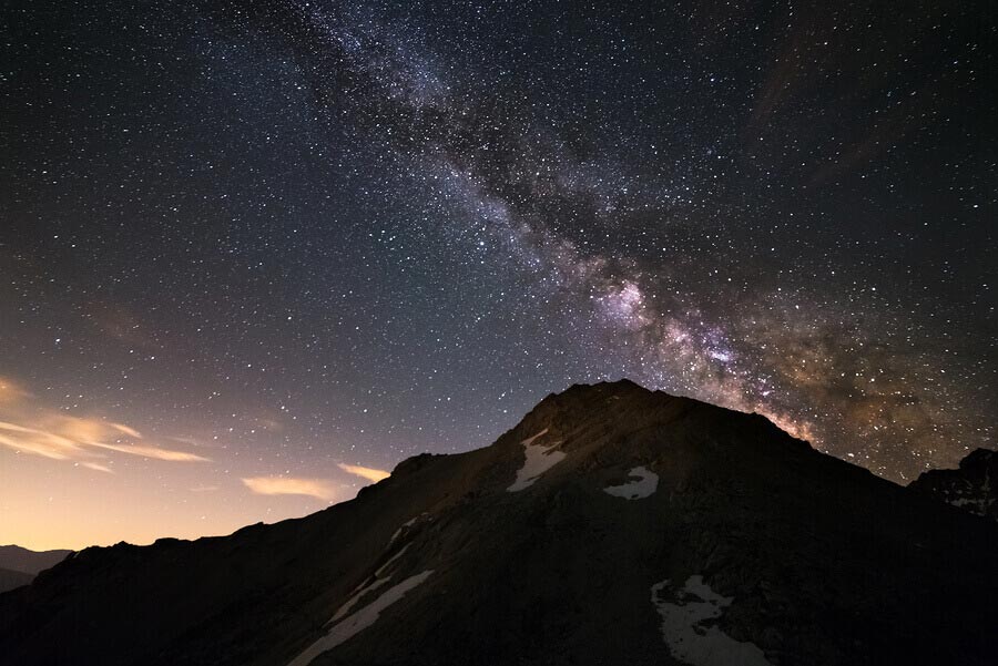 The Milky Way High In The Alps