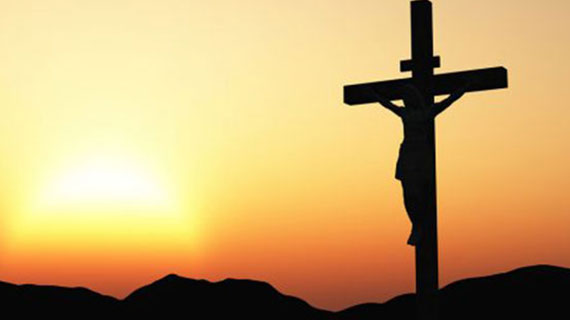 Crucifixion And Sunset